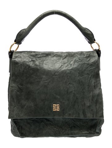 Leather Top Handle Bag