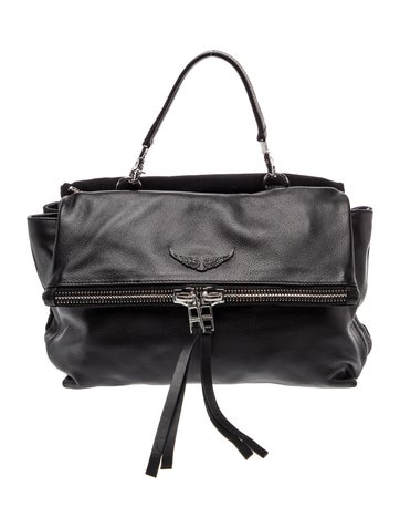 Leather Top Handle Bag