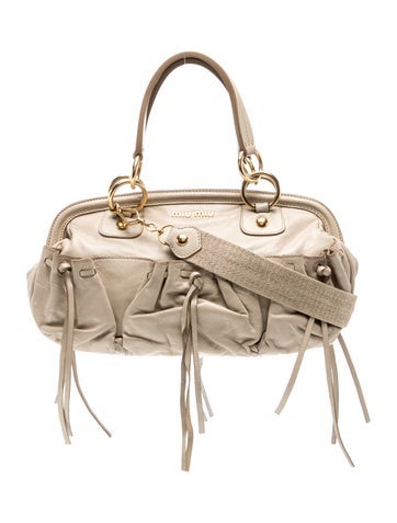 Leather Top Handle Bag