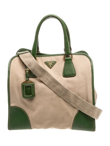 Saffiano Leather Top Handle Bag