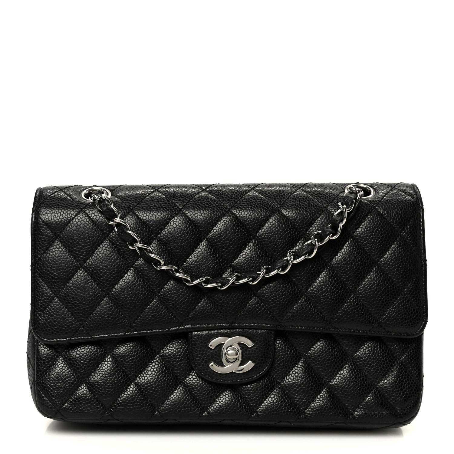 Chanel Caviar Quilted Medium Double Flap Black