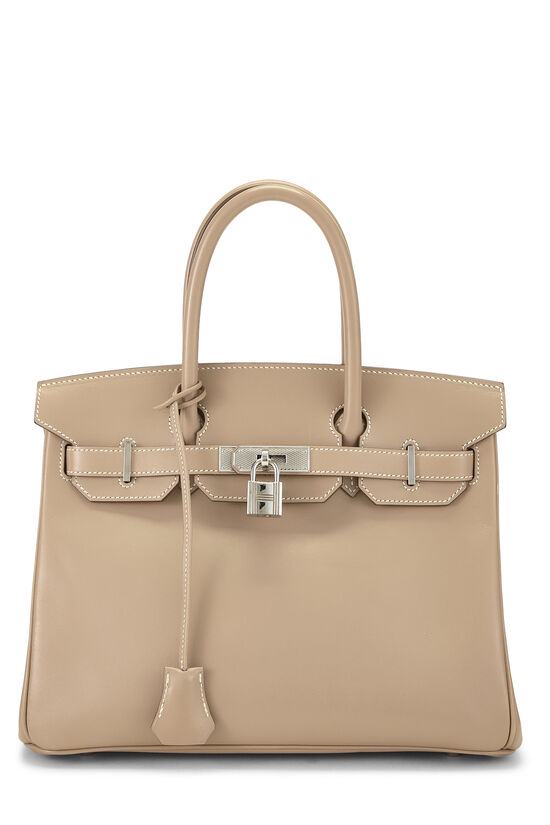 Hermes Beige Tadelakt Birkin 30