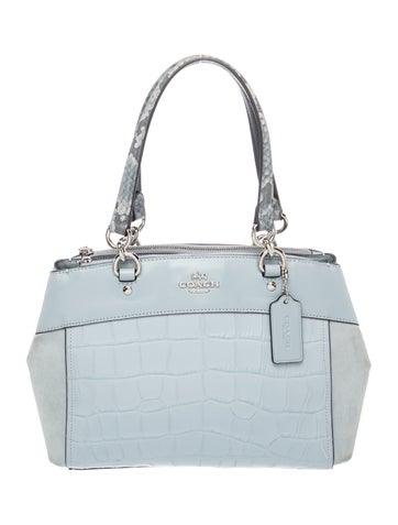 Leather Top Handle Bag