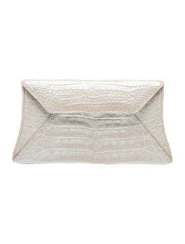Nancy Gonzalez Crocodile Clutch