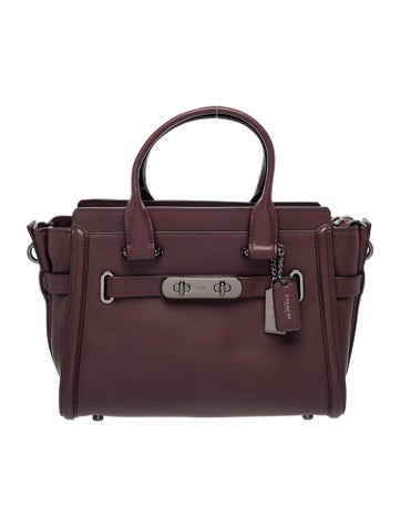Leather Top Handle Bag