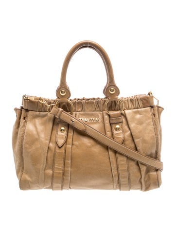 Leather Top Handle Bag