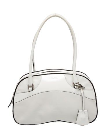Vitello Leather Shoulder Bag Vintage