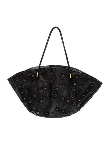 Dolce & Gabbana Leather Top Handle Bag Large