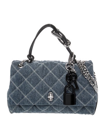 Denim Top Handle Bag