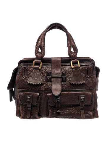 Chloe Leather Top Handle Bag Vintage