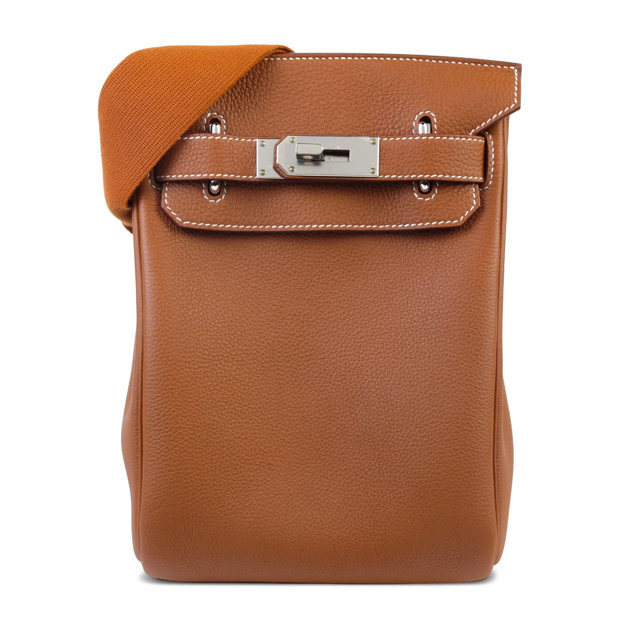 Excellent ( Rank SA ) HERMÈS Hac a Dos PM Gold (37) Togo Palladium hardware K (2025)