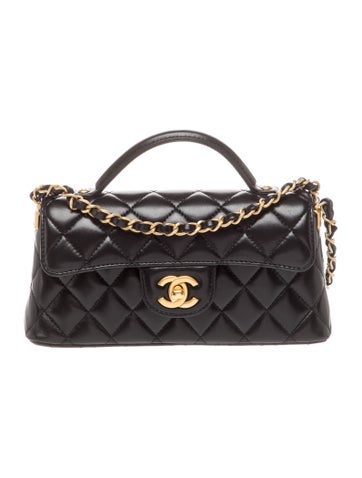 Mini Top Handle Flap Bag