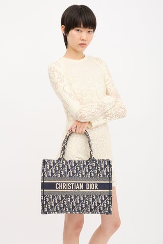 2022 Oblique Medium Book Tote Bag