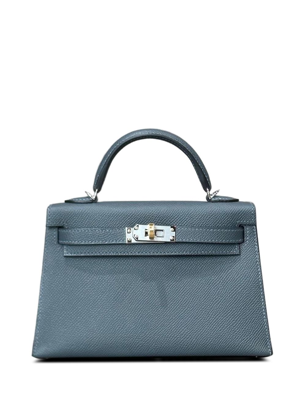 Hermes 2024 mini Kelly Sellier 20 Epsom electrum-hardware tote bag