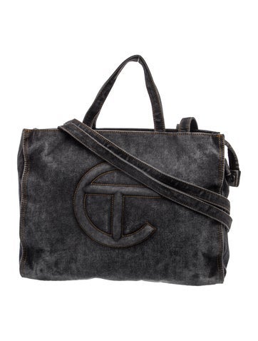 Telfar Denim Crossbody Bag