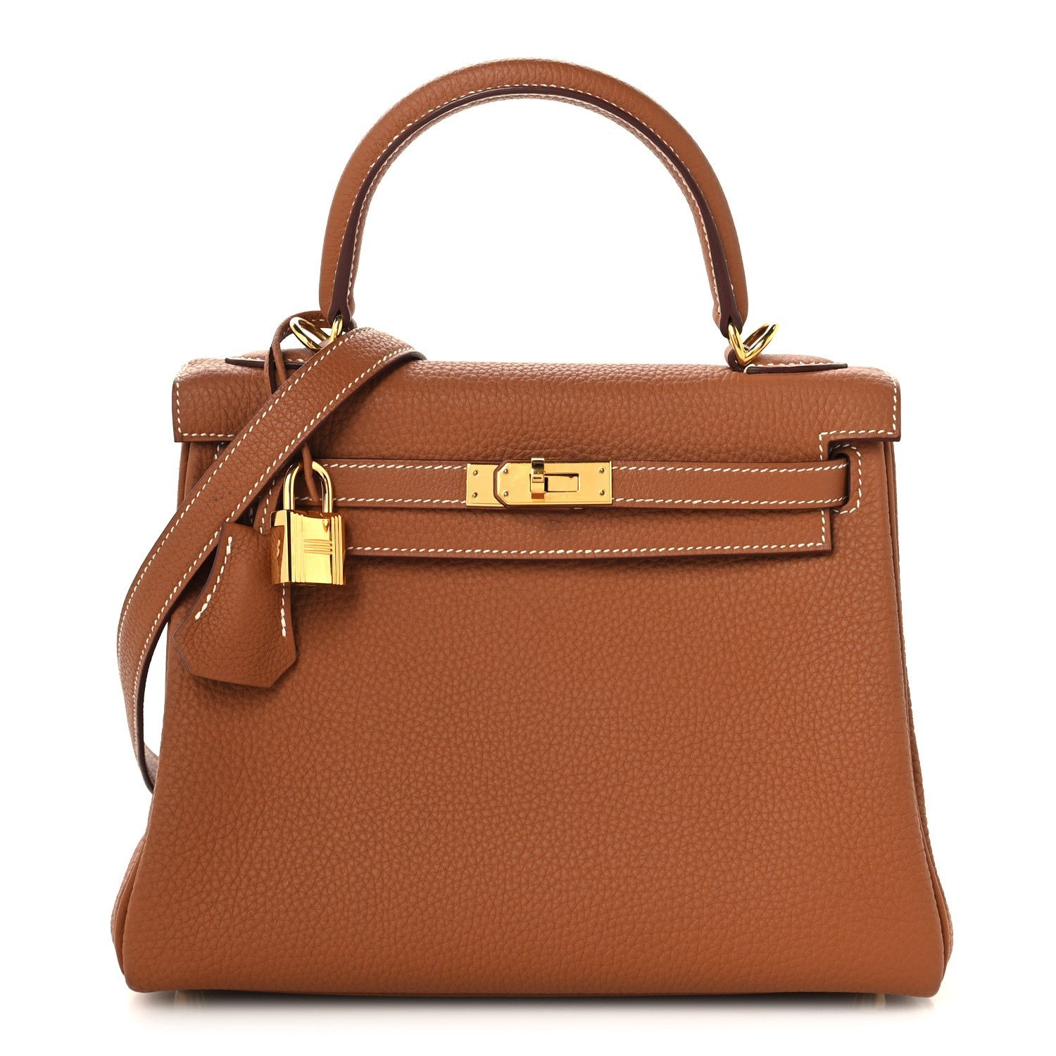 Hermes Togo Kelly Retourne 25 Gold