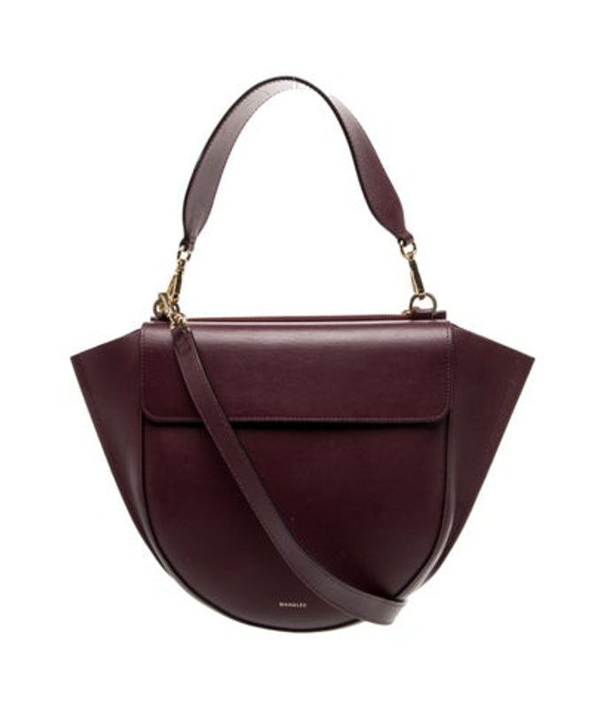 WANDLER Leather Top Handle Bag