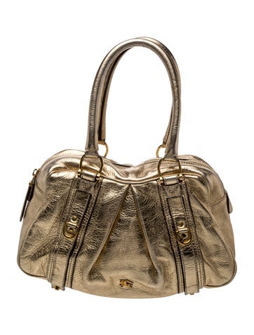 Leather Top Handle Bag