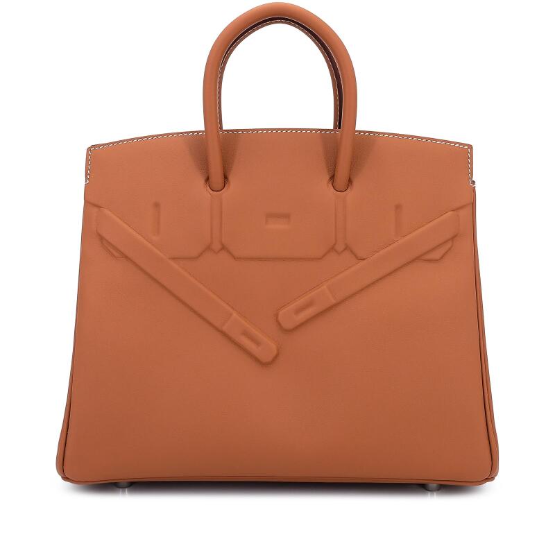 Hermes Limited Edition Gold Swift Shadow Birkin 25 Palladium Hardware, 2025