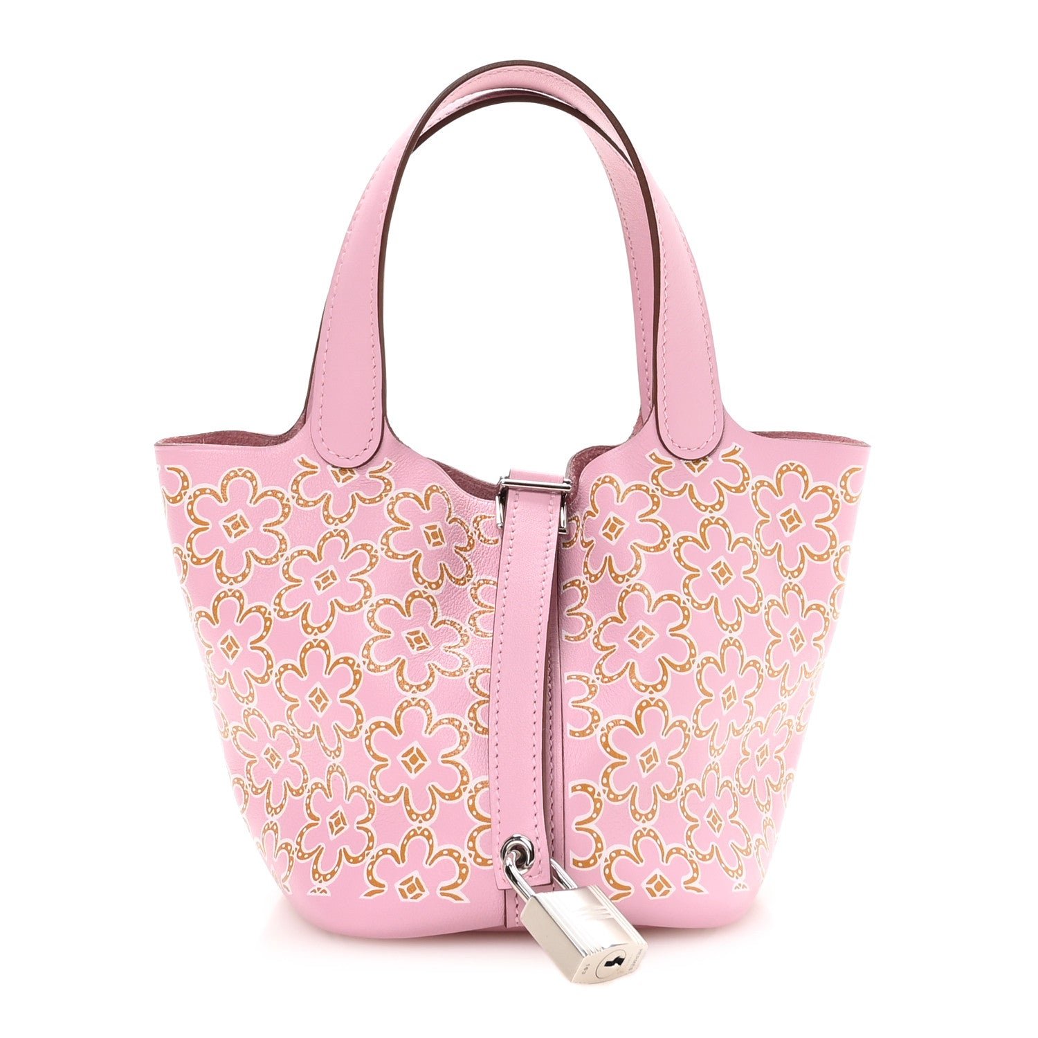 Hermes Swift Micro Lucky Daisy Picotin Lock Mauve Sylvestre