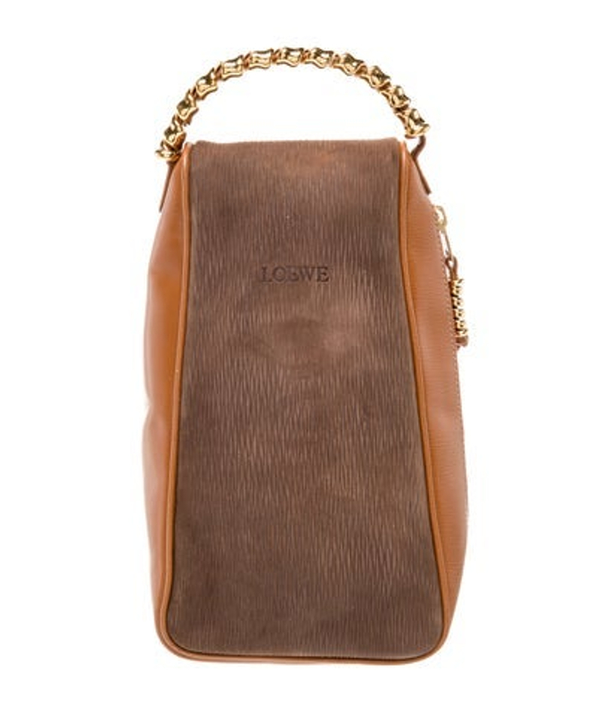 Loewe Suede Bucket Bag Vintage
