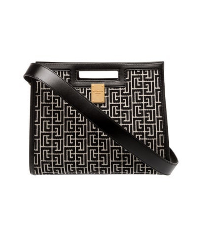 Balmain Canvas Shoulder Bag