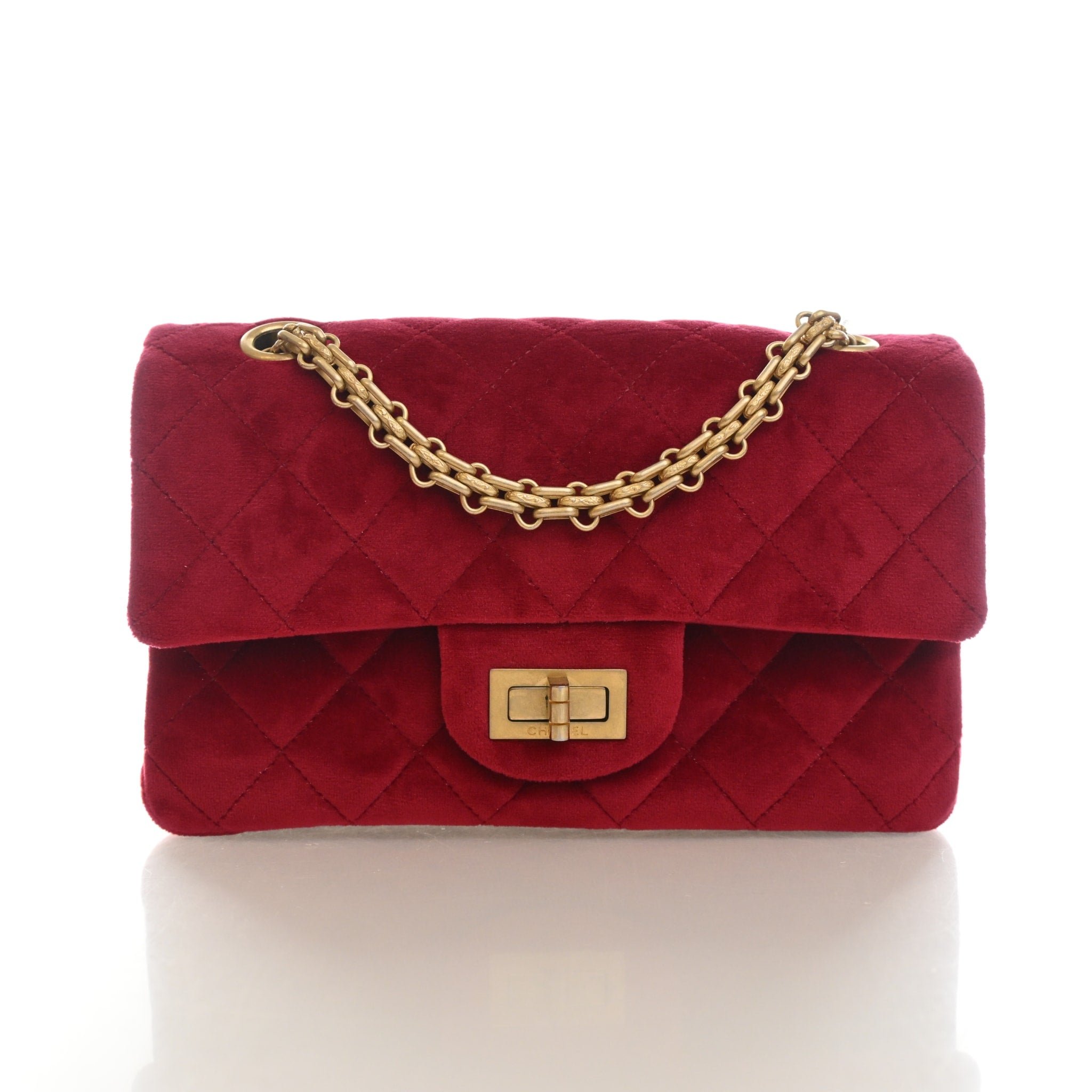 Chanel Velvet Reissue 2.55 Flap Bag 224