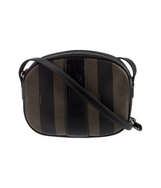 Fendi Pequin Crossbody Bag Vintage
