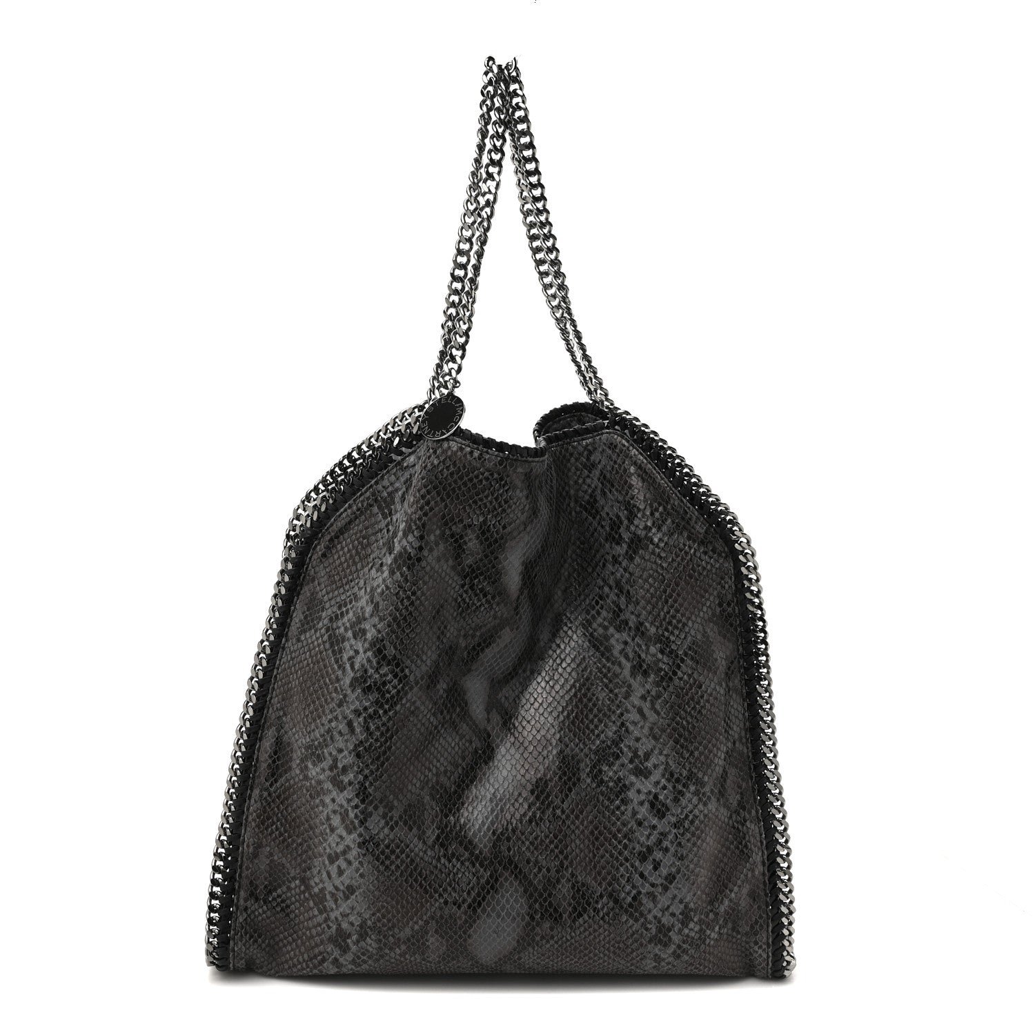 Stella McCartney Eco Python Big Falabella Hobo Dark Grey