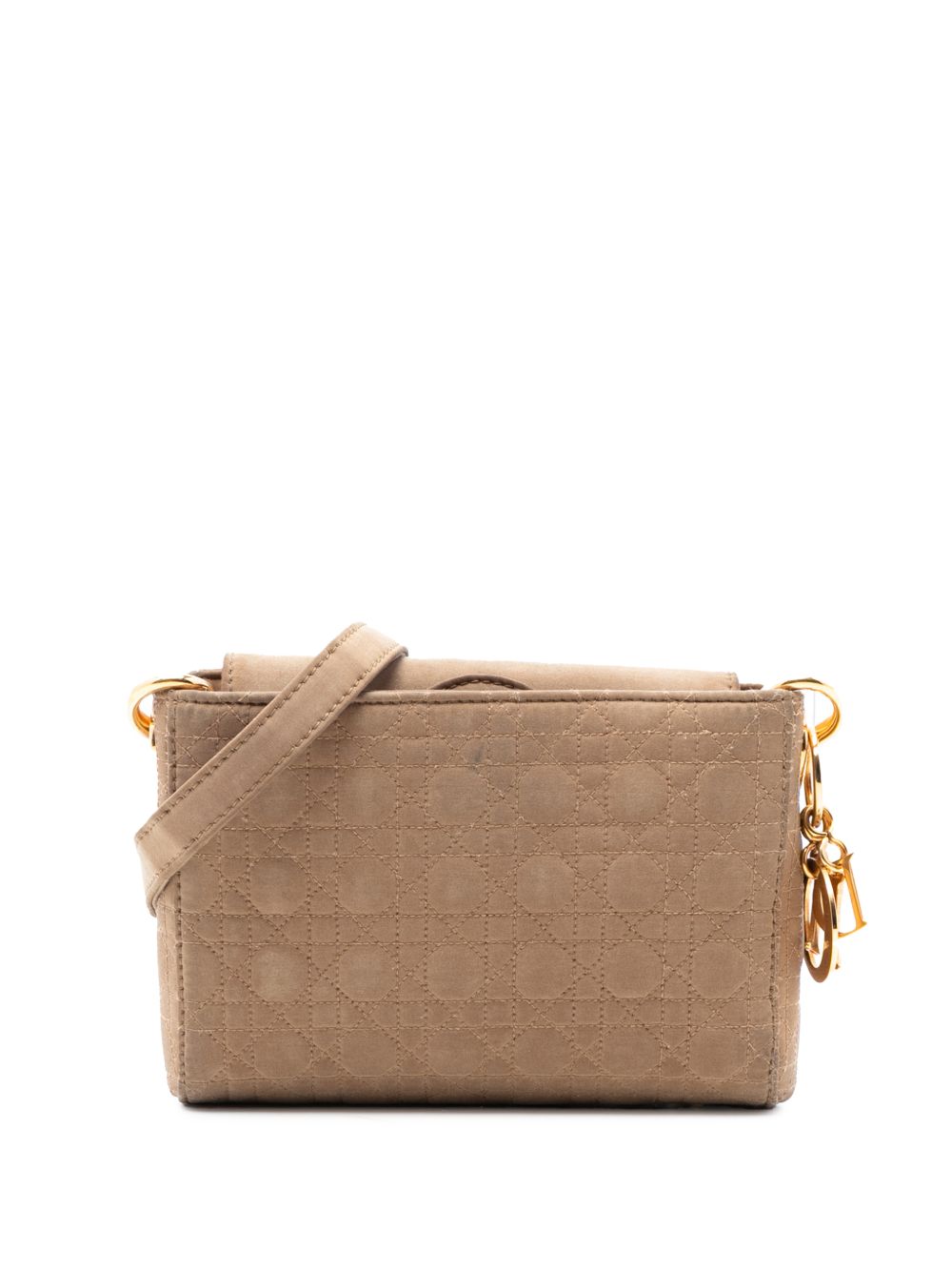 1999 Suede Cannage Lady Dior crossbody bag