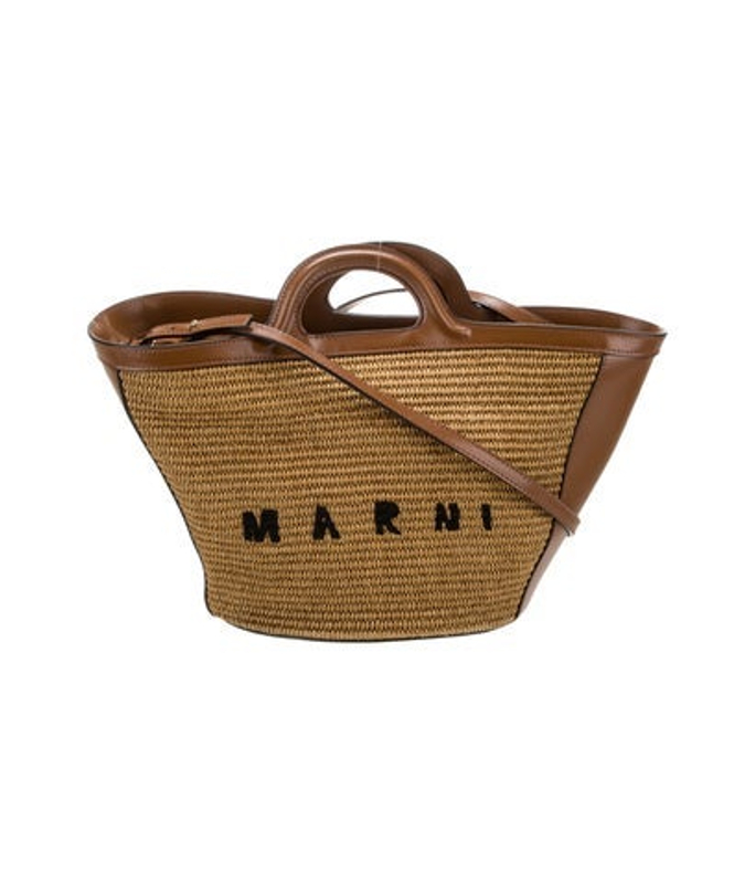 Marni Straw Shoulder Bag