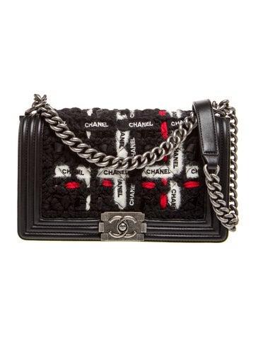 Medium Tweed Boy Bag