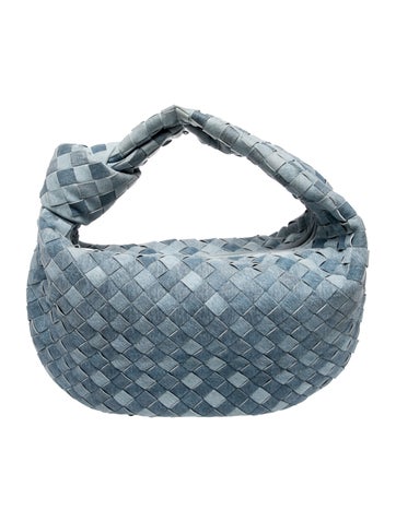 Bottega Veneta Intrecciato Denim-Trompe-L'Oeil Intrecciato Teen Jodie Small