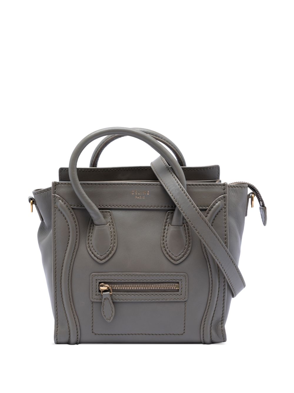 2011 Nano Leather Luggage Tote satchel