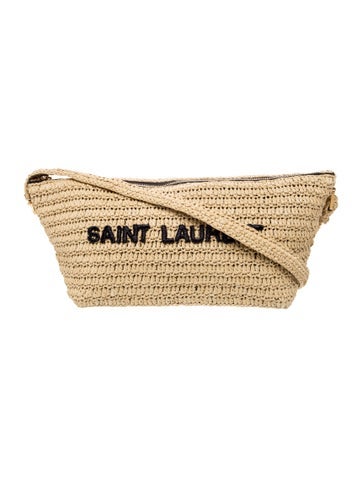 Raffia Tuc Shoulder BAG w/ Tags