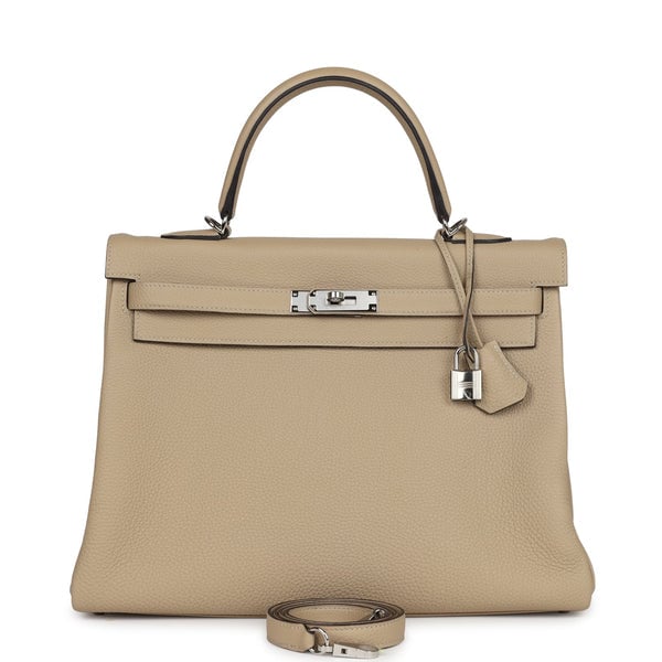 Hermes Hermes Kelly Retourne 35 Trench Togo Palladium Hardware