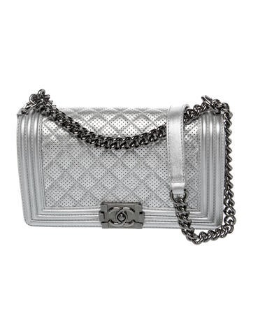 Medium Perforated Boy Bag