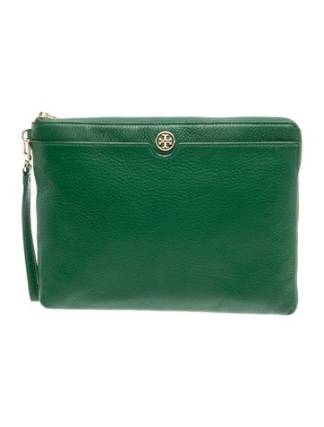 Saffiano Leather Clutch