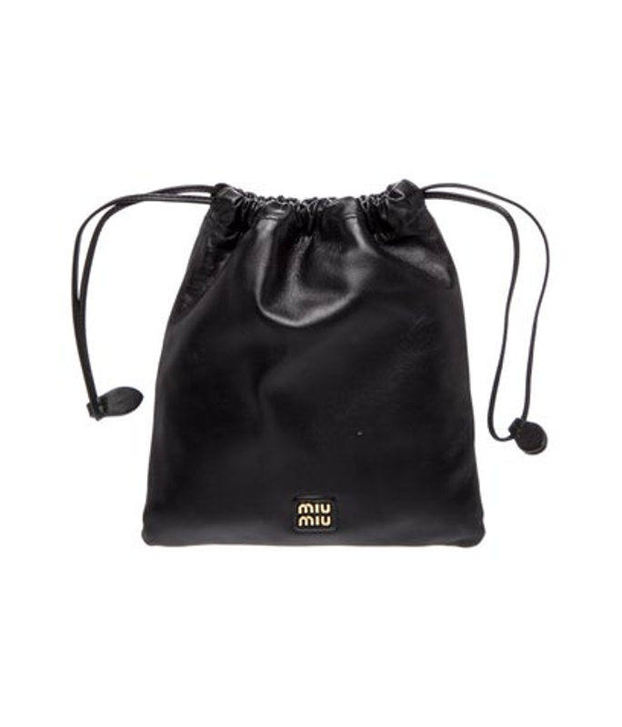 Miu Miu Miu Lambskin Bucket Bag 2024
