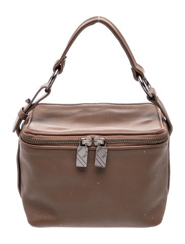 Leather Top Handle Bag