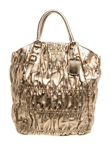 Nappa Leather Nappa Gaufre Leather Tote