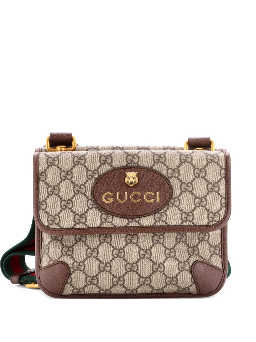 Neo Vintage Flap Messenger GG Coated Canvas Small crossbody bag