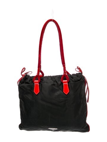 Enameled Metal Triangle Shoulder Bag