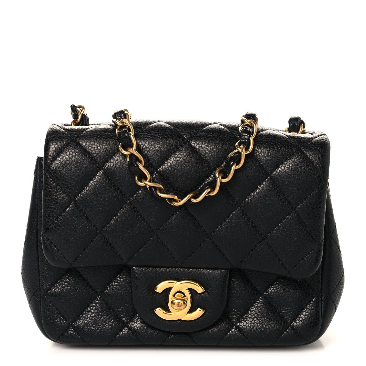 Chanel Caviar Quilted Mini Square Flap Black