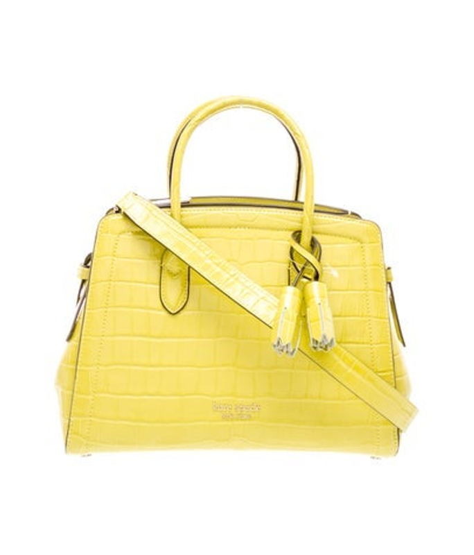 Kate Spade Spade New York Embossed Leather Top Handle Bag