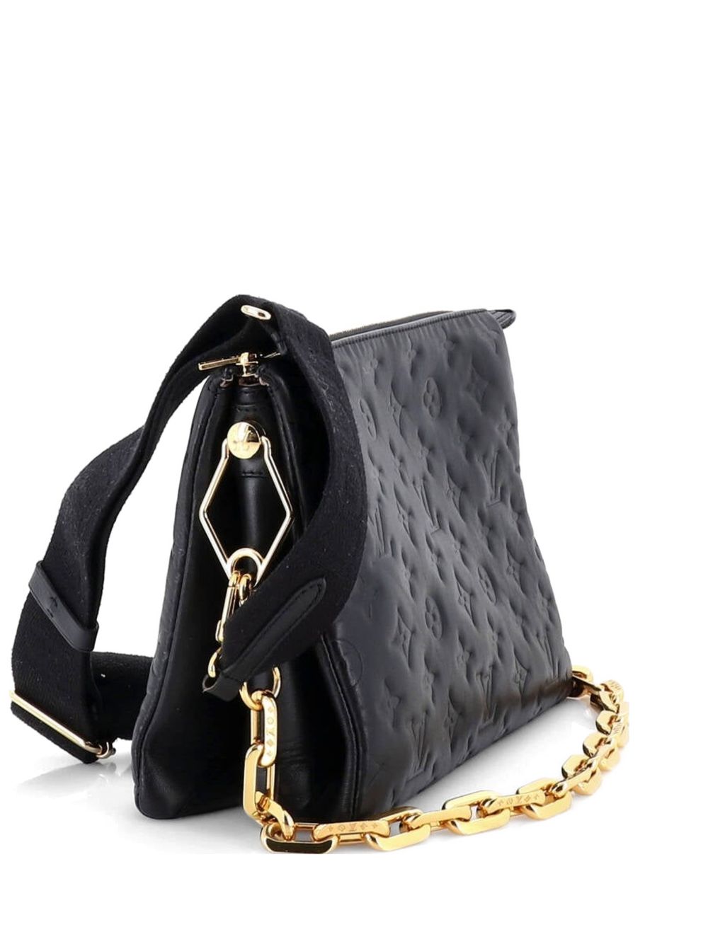 Coussin Bag Monogram Embossed Lambskin PM crossbody bag