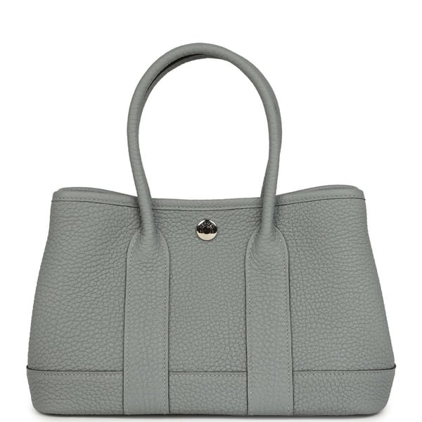 Hermes Garden Party Neo 23 Gris Pantin Negonda Palladium Hardware