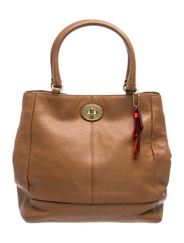 Leather Top Handle Bag