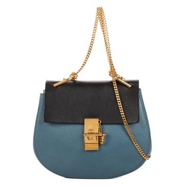 Leather Small Bi-color Drew