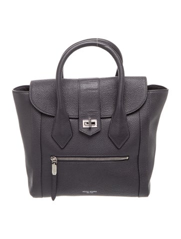 Leather Top Handle Bag